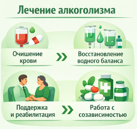 лечение алкоголизма в Тутаеве этапы
